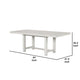 Rone Extendable Dining Table | White Oak Wood | 60-84’’ Plank Top BM339375