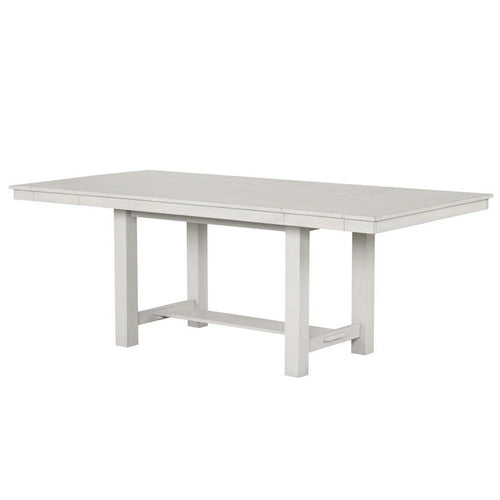 Rone Extendable Dining Table | White Oak Wood | 60-84" Plank Top