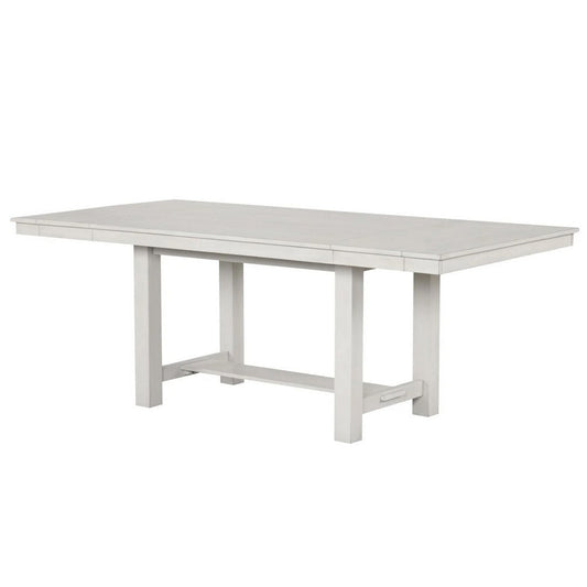 Rone Extendable Dining Table | White Oak Wood | 60-84" Plank Top