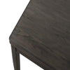 Oline Dining Table | Dark Walnut Brown Wood | Rectangular 72" Top