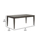 Oline Dining Table | Dark Walnut Brown Wood | Rectangular 72" Top