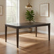 Oline Dining Table | Dark Walnut Brown Wood | Rectangular 72" Top