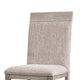 Gris Side Dining Chair | Gray Solid Wood | Fabric Padded Seat BM339378