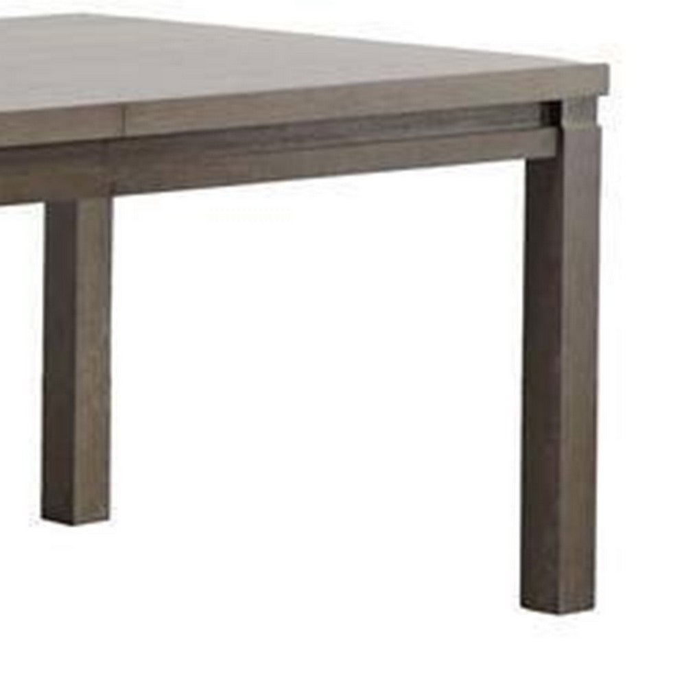 Gris Dining Table | Dual-Tone Gray | Rectangular 90" Top