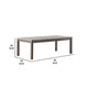 Gris Dining Table | Dual-Tone Gray | Rectangular 90" Top