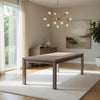 Gris Dining Table | Dual-Tone Gray | Rectangular 90" Top