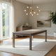 Gris Dining Table | Dual-Tone Gray | Rectangular 90" Top