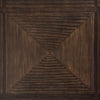 Hols Dining Table | 72" Espresso Brown Wood Top | Angled Pedestal Legs