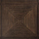 Hols Dining Table | 72" Espresso Brown Wood Top | Angled Pedestal Legs