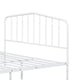 Nix Full Size Bed | Classic Spindle Headboard & Footboard | White Metal BM339384
