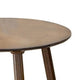 Ary Side End Table | 24’’ Round Walnut Brown Wood Top | Angled Legs BM339388