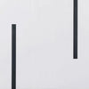 Alz Dining Table | 66" White High Gloss Top | Modern Sleek Black Frame