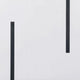 Alz Dining Table | 66" White High Gloss Top | Modern Sleek Black Frame