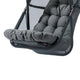 Bery Patio Hanging Swing Chair | Cushioned Dark Gray Mesh BM339398