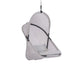 Cery Outdoor Hanging Swing Chair | Cushioned Light Gray Mesh
