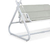 Diz Outdoor Hanging Double Swing Sofa Chair | White Powder Coated Steel
