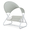 Diz Outdoor Hanging Double Swing Sofa Chair | White Powder Coated Steel
