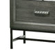 Lito 25’’ Nightstand | 1 Drawer & Jewelry Tray | Glam Silver | Gray BM339405