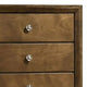 Rouk 5 Drawer Tall Dresser Chest | Transitional | Walnut Brown Solid Wood BM339406