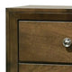 Rouk 24’’ 2 Drawer Nightstand | Transitional | Walnut Brown Solid Wood BM339409