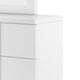 Yoki Wide Dresser | 6 Drawers | Modern Glam White & Gold BM339415