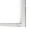 Yoki 41’’ Dresser Mirror | Modern Glam White with Gold Acrylic Accents BM339416