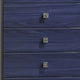 Zara Tall Dresser Chest with 5 Drawers | Ash Gray & Indigo Blue Wood BM339418