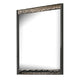 Zara 36x40’’ Dresser Mirror | Rectangular | Chrome Geo Molding | Ash Gray BM339420