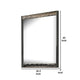 Zara 36x40’’ Dresser Mirror | Rectangular | Chrome Geo Molding | Ash Gray BM339420