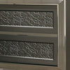 Levi Nightstand | 2 Leaf Molded Framed Drawers | Dark Gray BM339421