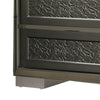 Levi Nightstand | 2 Leaf Molded Framed Drawers | Dark Gray BM339421