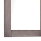 Stav Dresser Mirror w Rectangular Frame | Gray Brazilian Pine Wood