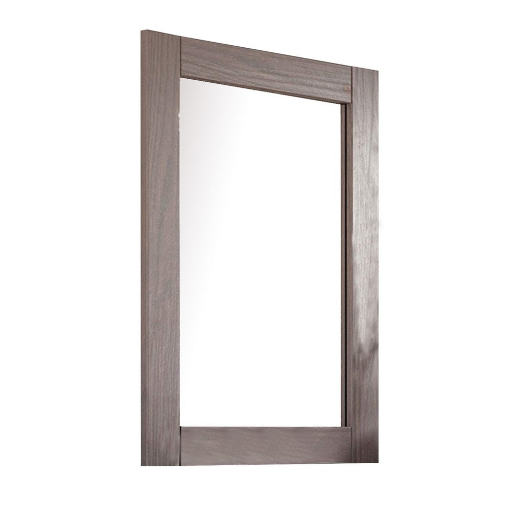 Stav Dresser Mirror w Rectangular Frame | Gray Brazilian Pine Wood