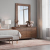 Stav Dresser Mirror | Rectangular Frame | Mahogany Brazilian Pine Wood