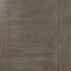 Genu 66-84" Extendable Dining Table | Trestle Base | Gray Solid Wood