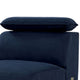 Panie Modular Armless Lounge Chair | Adjustable Headrest | Navy Blue Fabric BM339439
