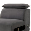 Panie Modular Armless Lounge Chair | Adjustable Headrest | Dark Gray Fabric BM339440