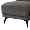 Panie Modular Armless Lounge Chair | Adjustable Headrest | Dark Gray Fabric BM339440