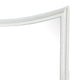 Kiki Dresser Mirror | Curved Crown Molded Details | White Solid Wood BM339448