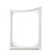 Kiki Dresser Mirror | Curved Crown Molded Details | White Solid Wood BM339448