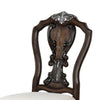 Naddy Side Dining Chair Set of 2 | Ornate Carved Dark Brown Wood BM339467