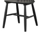 Baylee Side Dining Chair Set of 2 | Farmhouse Spindle Back | Black Wood BM339470