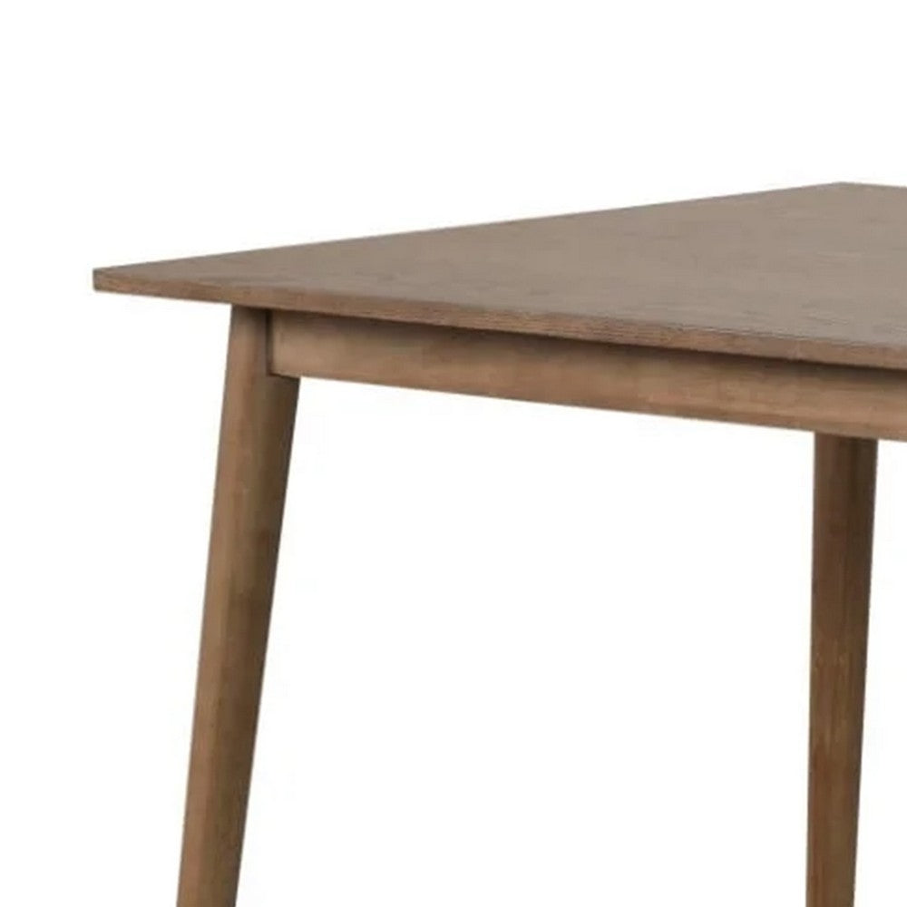Baylee Rectangular Dining Table | Straight Legs | 60" Walnut Wood