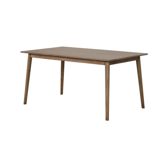 Baylee Rectangular Dining Table | Straight Legs | 60" Walnut Wood
