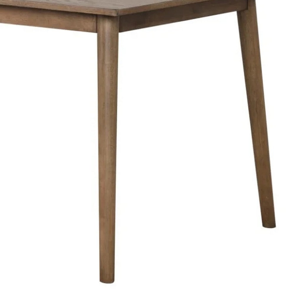 Baylee Rectangular Dining Table | Straight Legs | 60" Walnut Wood