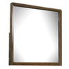 Cair Dresser Mirror | 32’’ Rectangular Frame | Round Edges | Brown Wood BM339478