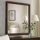 Cair Dresser Mirror | 32’’ Rectangular Frame | Round Edges | Brown Wood BM339478