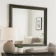 Fema Dresser Mirror | 35’’ Bevel Edge Frame | Brown Wood BM339481