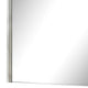 Gema Dresser Mirror | 38’’ Light Gray Wood | Reeded Design | Silver Accents BM339482