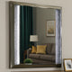 Levi Dresser Mirror | 38’’ | Leaf Pattern Molding w LED | Dark Gray Wood BM339487